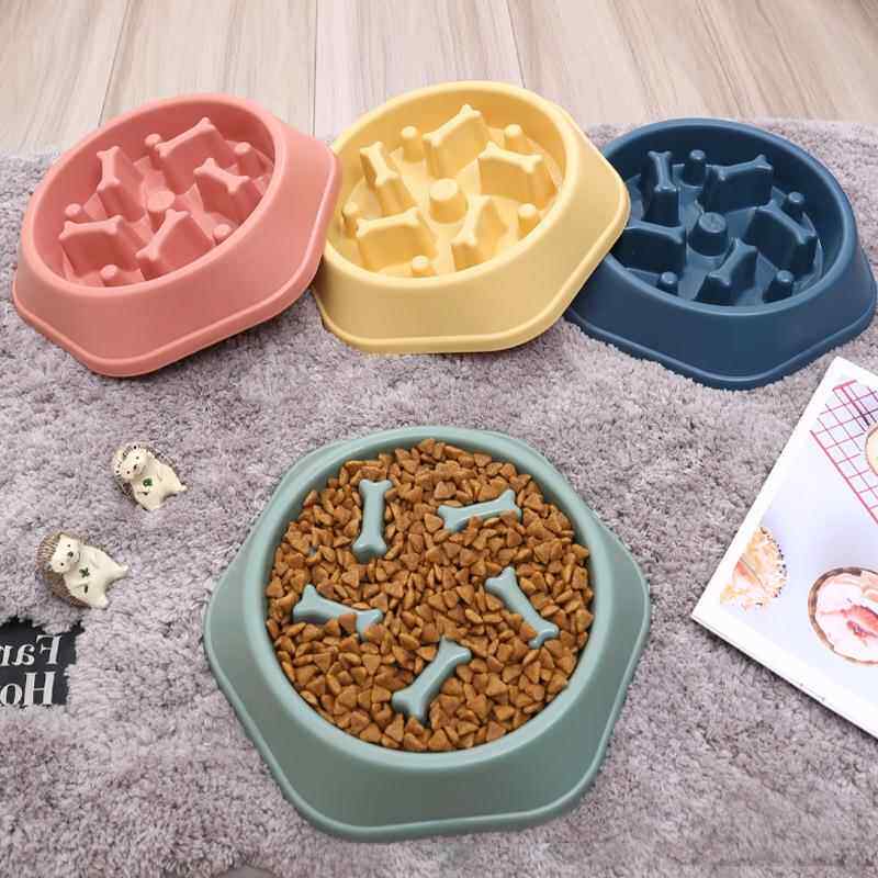 新款宠物防咽碗狗碗狗盆猫碗泰迪法斗食盆猫犬慢食碗宠物用品