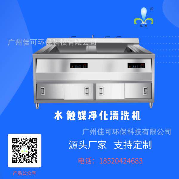 食品净化机水触媒双槽净化机水触媒净化清洗一体机