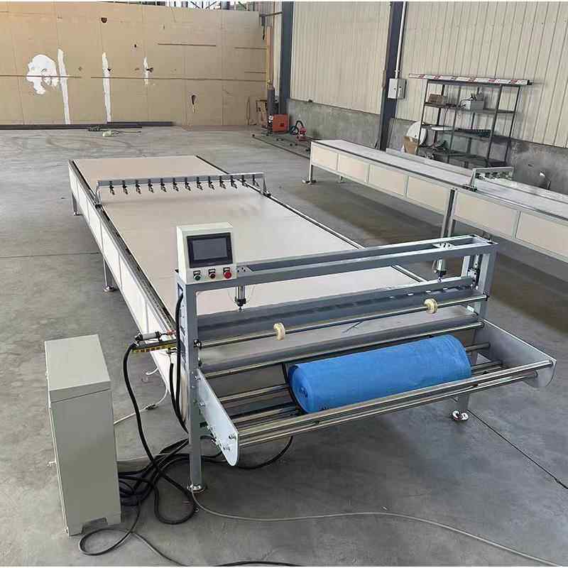 全自动铺布机拉布面料无纺布断布机伺服电机针梭织两用自动放布机