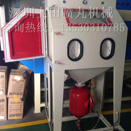 高压砂石材刻制字打深度加压喷砂机厂家可订各喷类非标喷SHT-9060