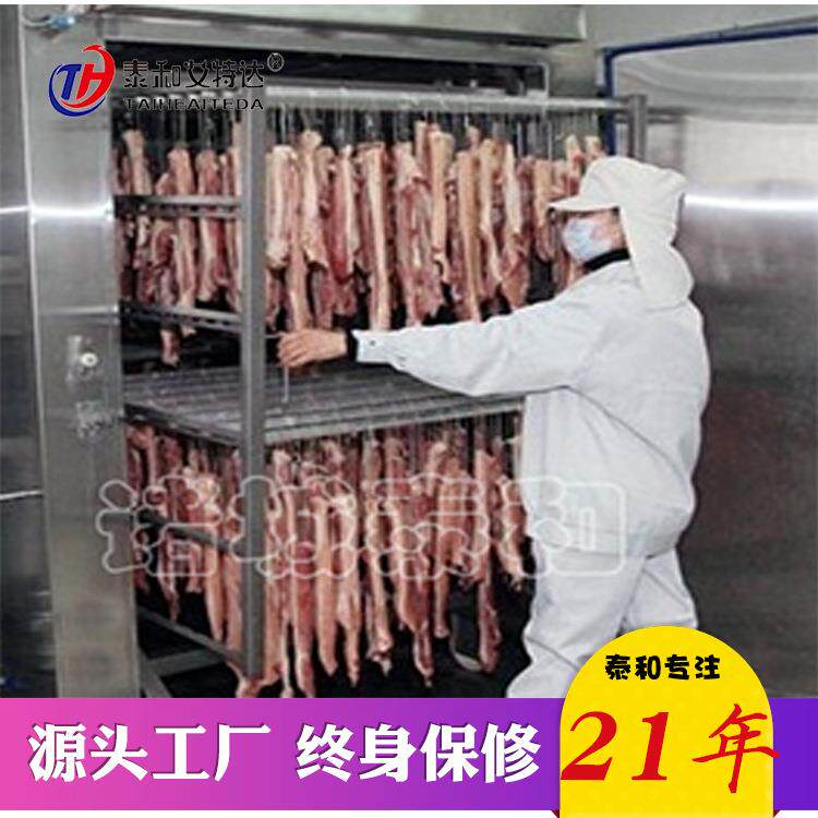 诸城泰和豆腐干烟熏炉烟熏豆干设备香肠果木烟熏机熟食烟熏炉