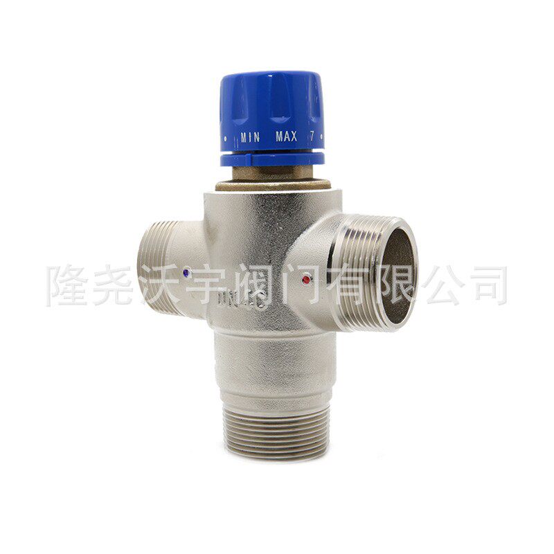 厂家供应大口径淋浴恒温混水阀洗浴混水阀游泳池三通恒温阀