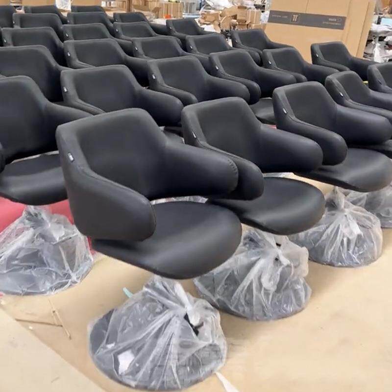 跨境美发椅理发发廊旋转升降椅现代简约烫发染发沙龙椅子厂家直销