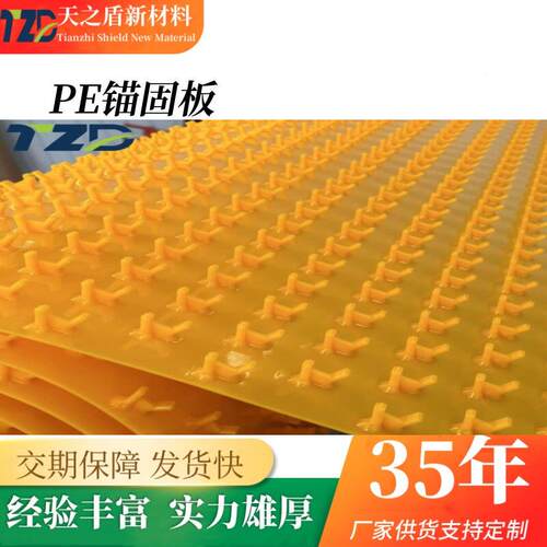 高密度聚乙烯速格垫厂家排水沟钢筋混凝土防渗内衬多点PE锚固板