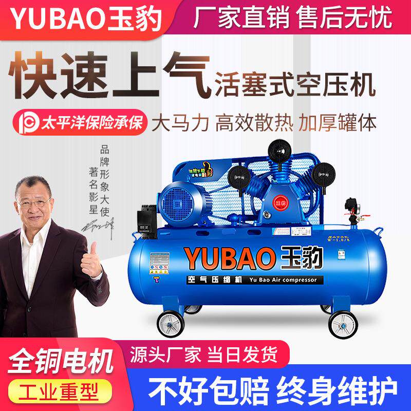 空压机工业级大型380V高压气泵小型220V喷漆打气泵汽修空气压缩机