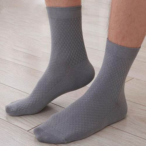 Bamboo Fiber Men Socks Business Breathable Male Socks 男袜子
