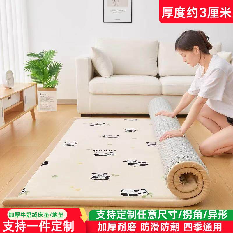 榻榻米垫子定制床垫客厅地垫防滑软垫爬爬垫炕垫床褥毡子加厚地毯
