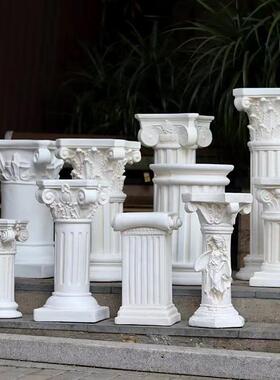 工厂直销欧式罗马柱高脚花园庭院阳台别墅底座柱子特大号户外园艺