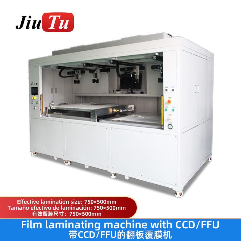 500*750mmCCD自动视觉对准系统FFU防尘工作台网箱翻板OCA覆膜机