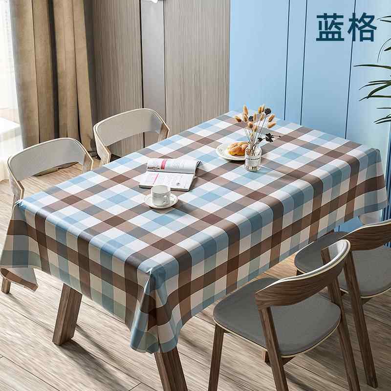 正品pc桌防水防油布免洗网红书桌布nsv风学生长方i形餐桌台布茶几