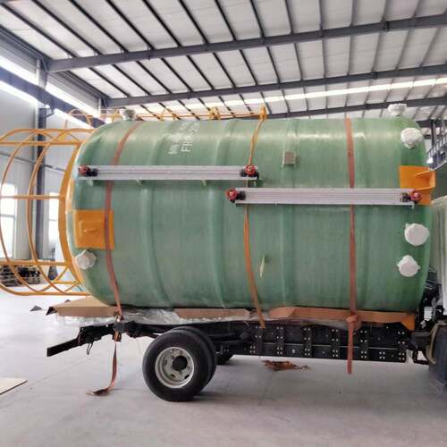 智胜120立方玻璃钢防漏盐酸储罐容器大型生产厂家