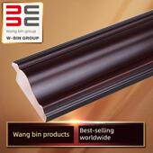 王斌相框中国实木中国画相框欧洲装 饰线相框218红色4.85厘米