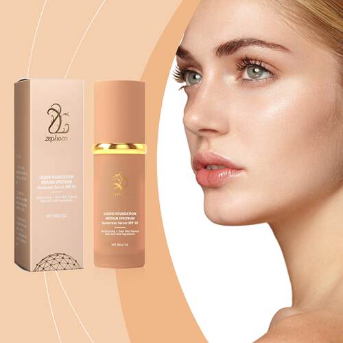 ZEPHOCO Hydrating Protective Foundation: Lightweight, moistu