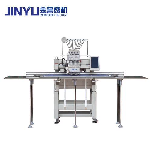JY-1201+C平绣加绳绣装置电动商用一头电脑绣机