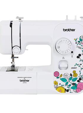 兄弟JA0型07家用电JA007动缝纫牌机多功能锁衣边小吃厚车