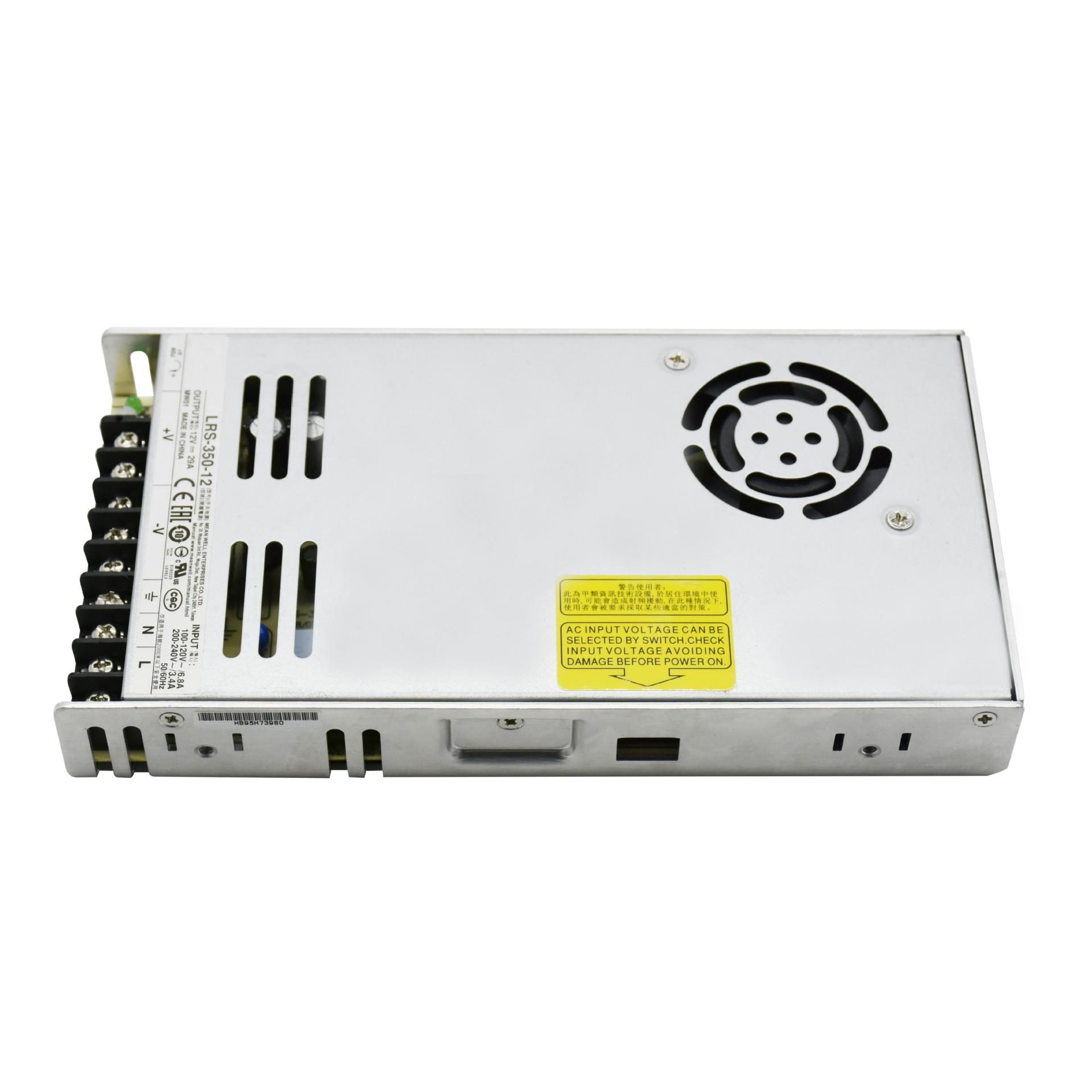 超薄内置LED电源灯条变压器12V-24V铝壳开关驱动控制器(350W)