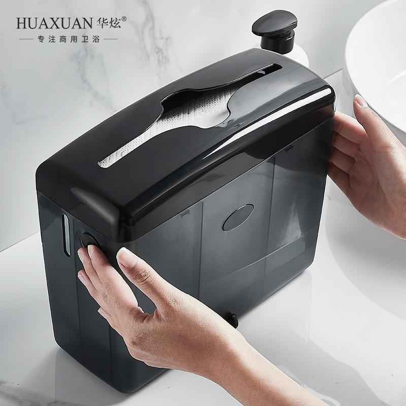卫式生间台面手纸盒家用厨台抽纸架弹7375簧擦立式桌房面吸盘手纸
