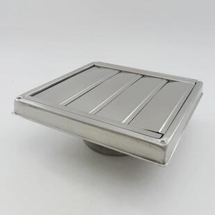 不锈钢304通风口 通风帽 活动方型出风口100mm 不锈钢外墙通风帽