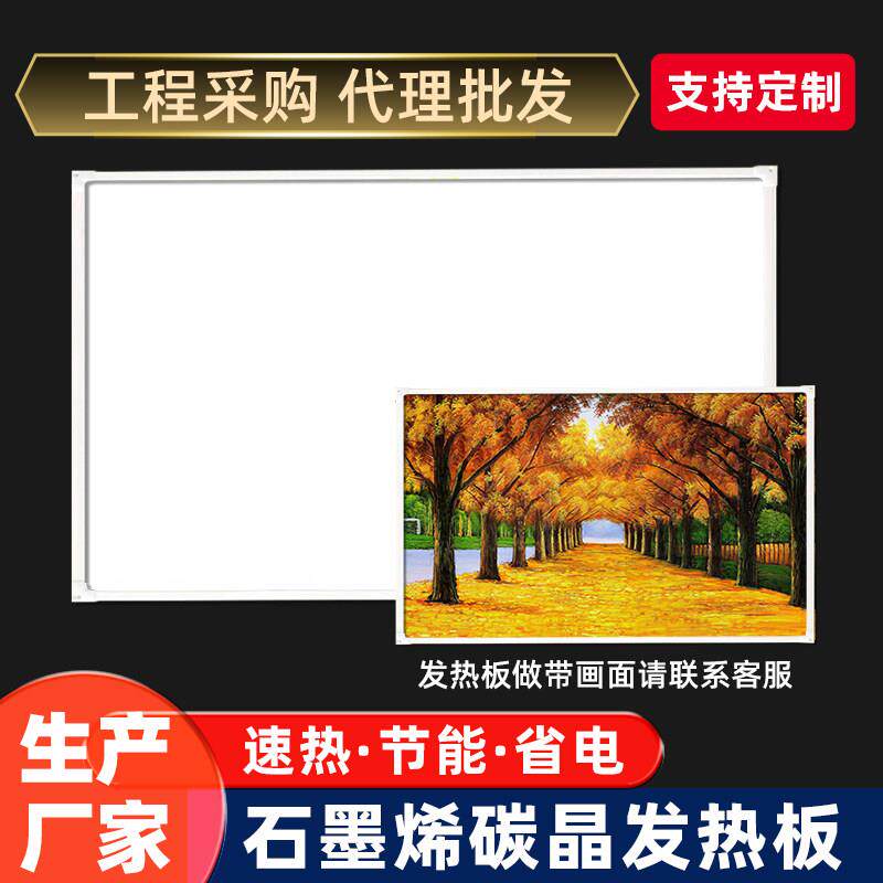 石墨烯壁挂式取暖器碳晶墙暖家用电热板电暖器片发热壁画挂热墙板