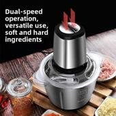 绞肉机家用电动一体机三用面 饺子馅不锈钢多功能蔬菜馅搅 一体式