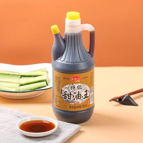 徐州睢宁特产龙头山甜油原甜油酱油粮食酿造瓦缸晒制提鲜调味料