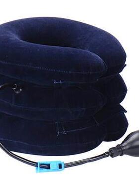 neck air inflatable collar head back pain pillow massager