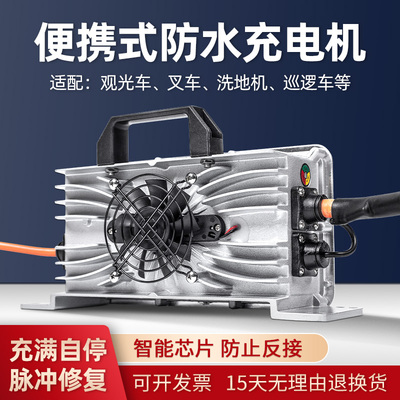 优选72v48V25A电动观光车充电器巡逻车扫地机充电机电动叉车24v30
