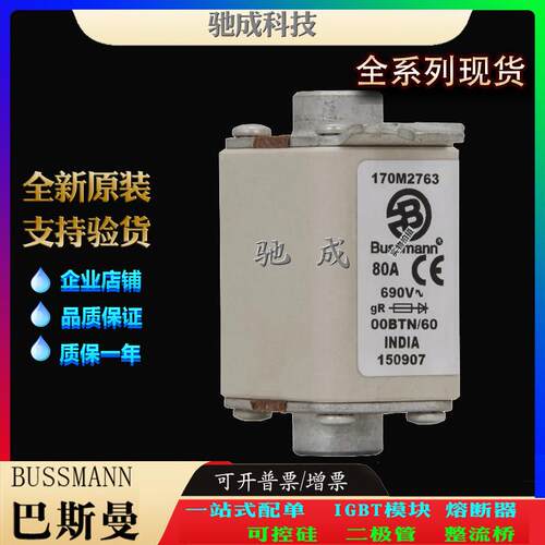 巴斯曼170M2762 170M2763 170M2764 经销直销价优 低压熔断器