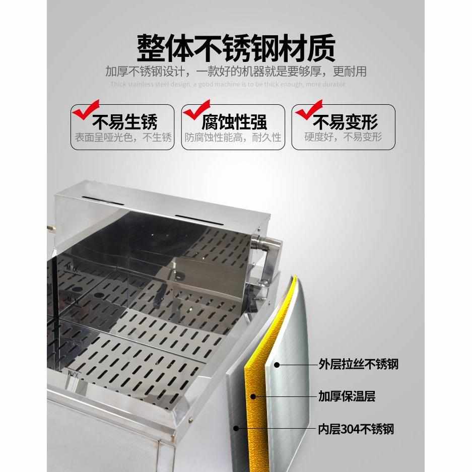 商用大容量油炸机台湾电炸炉炸鸡排设备立式燃气电炸锅单杠炸炉