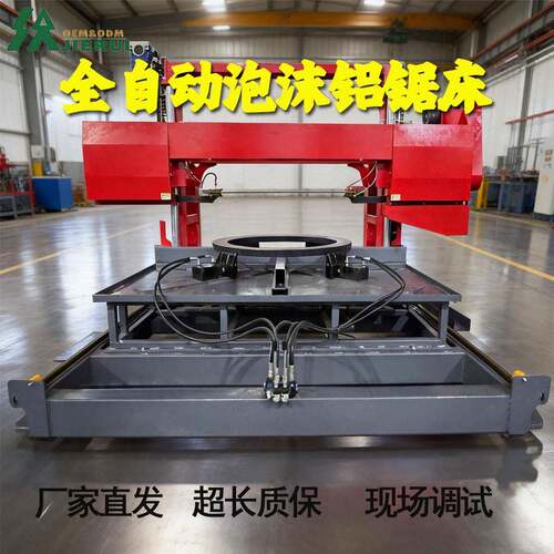 数控金属带锯机全自动钢材切割设备匀质板龙门锯发泡水泥带锯床