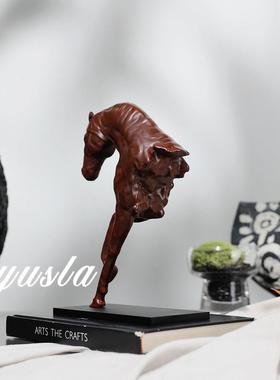 跨玄境CCN公款中古法式马客厅书房样板间电视柜爆关办室软装饰品