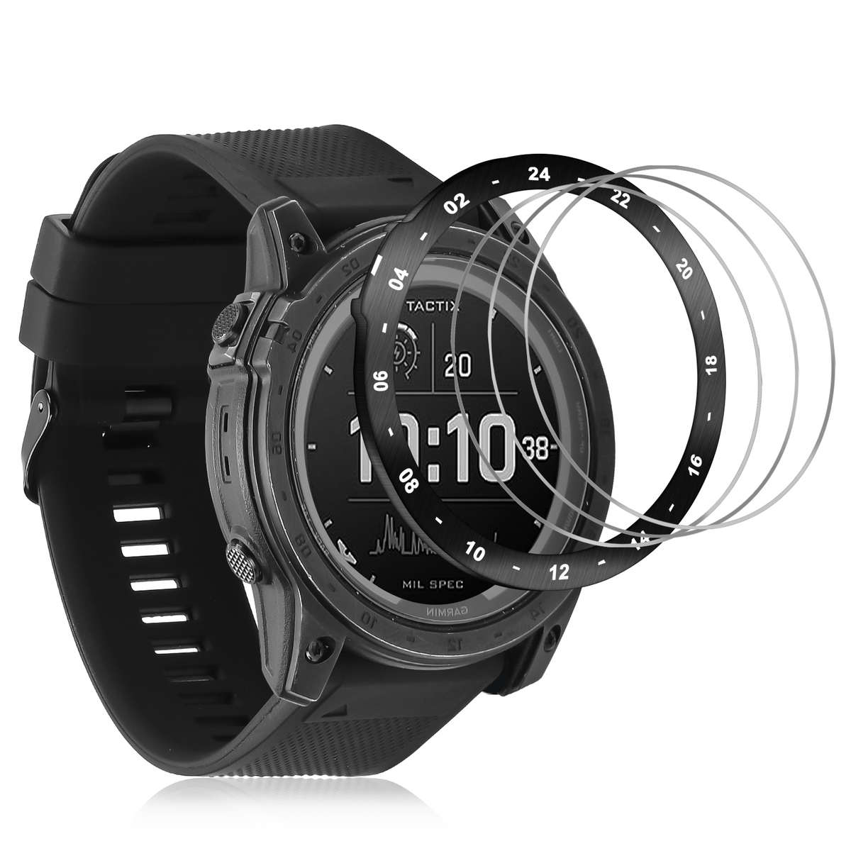 适配佳明Garmin tactix 7 pro泰铁时7 AMOLED战术版太阳能替换刻