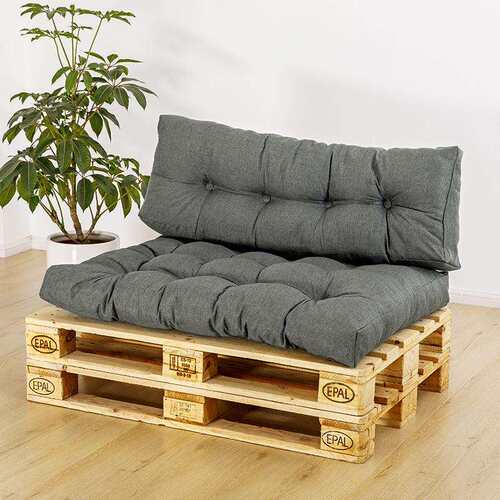 亚马逊外贸休息栈板靠垫工地大靠背户外长凳垫沙发垫长条抱枕