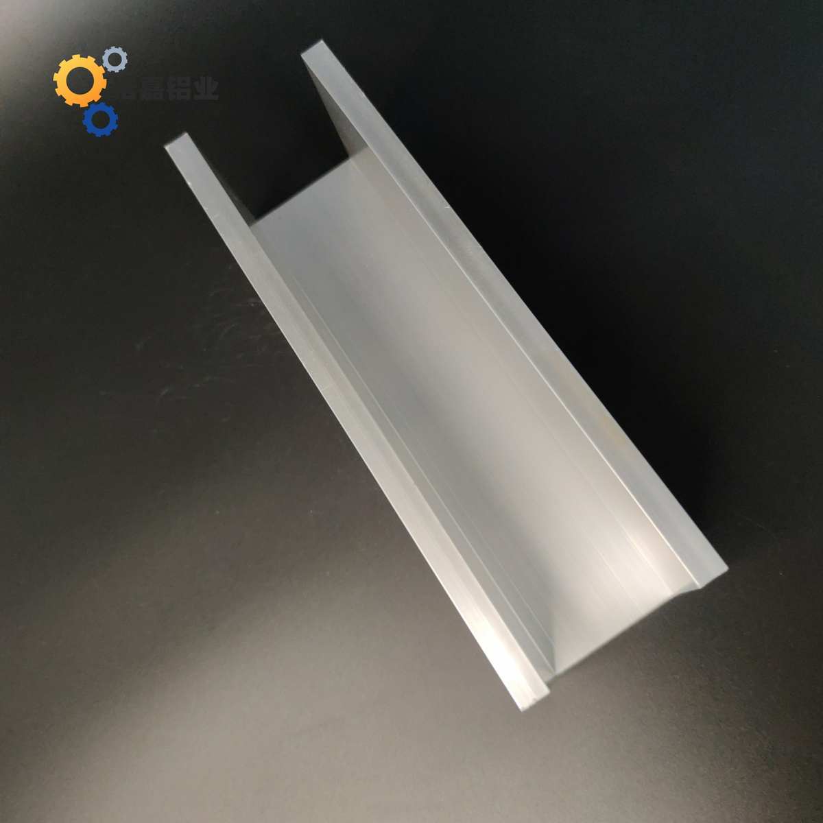 U型铝槽型材70×80×10内宽50槽铝导轨卡槽玻璃固定U形轨道凹槽铝