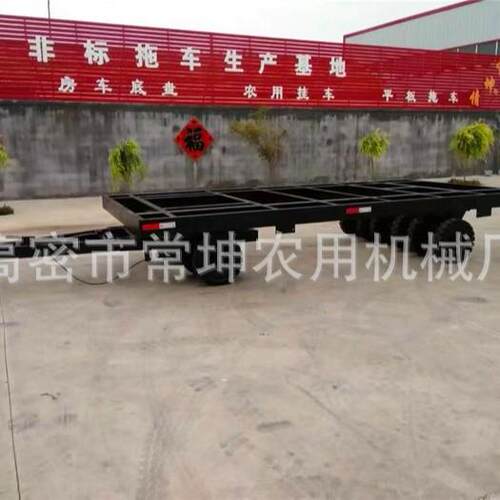 厂家供应15吨设备拖车雾炮牵引挂车