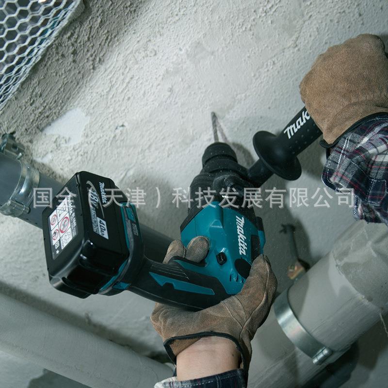 Makita牧田充电工具DHR165充电式两功能轻型电锤18V锂电电机