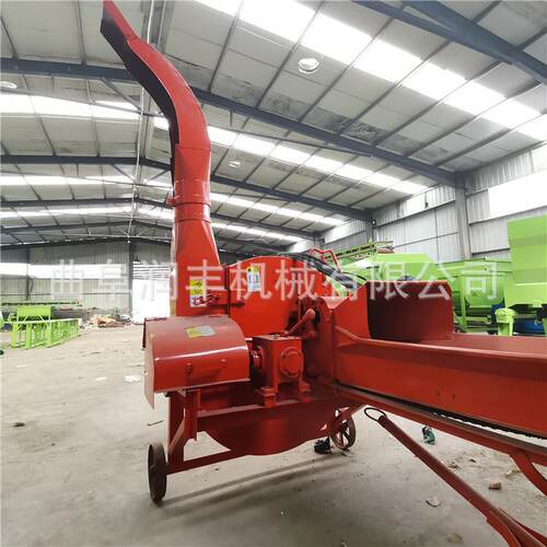 牛羊饲养地铡瓜秧揉丝直喷青RF-ZCJ出料秸秆贮草机机家庭喂羊小型