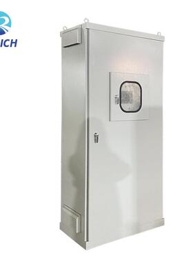 非标定/制ES仿威图控制柜前后开门前视窗小底座五折型材机箱机柜