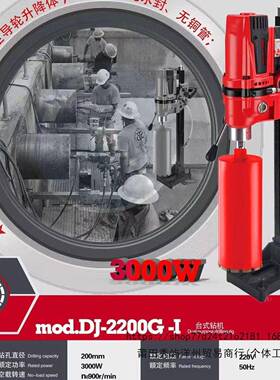 鼎坚/百耐 新款2200G-I 台式轻型 液油 无水封无铜管 3000W