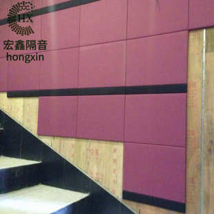 布艺吸音软包 玻璃棉透声硬包 电影院ktv墙面玻纤防火阻燃吸音板