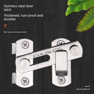 插销门栓室内免打孔门锁卫生间门扣移门卡扣大门老式明装房门闩锁