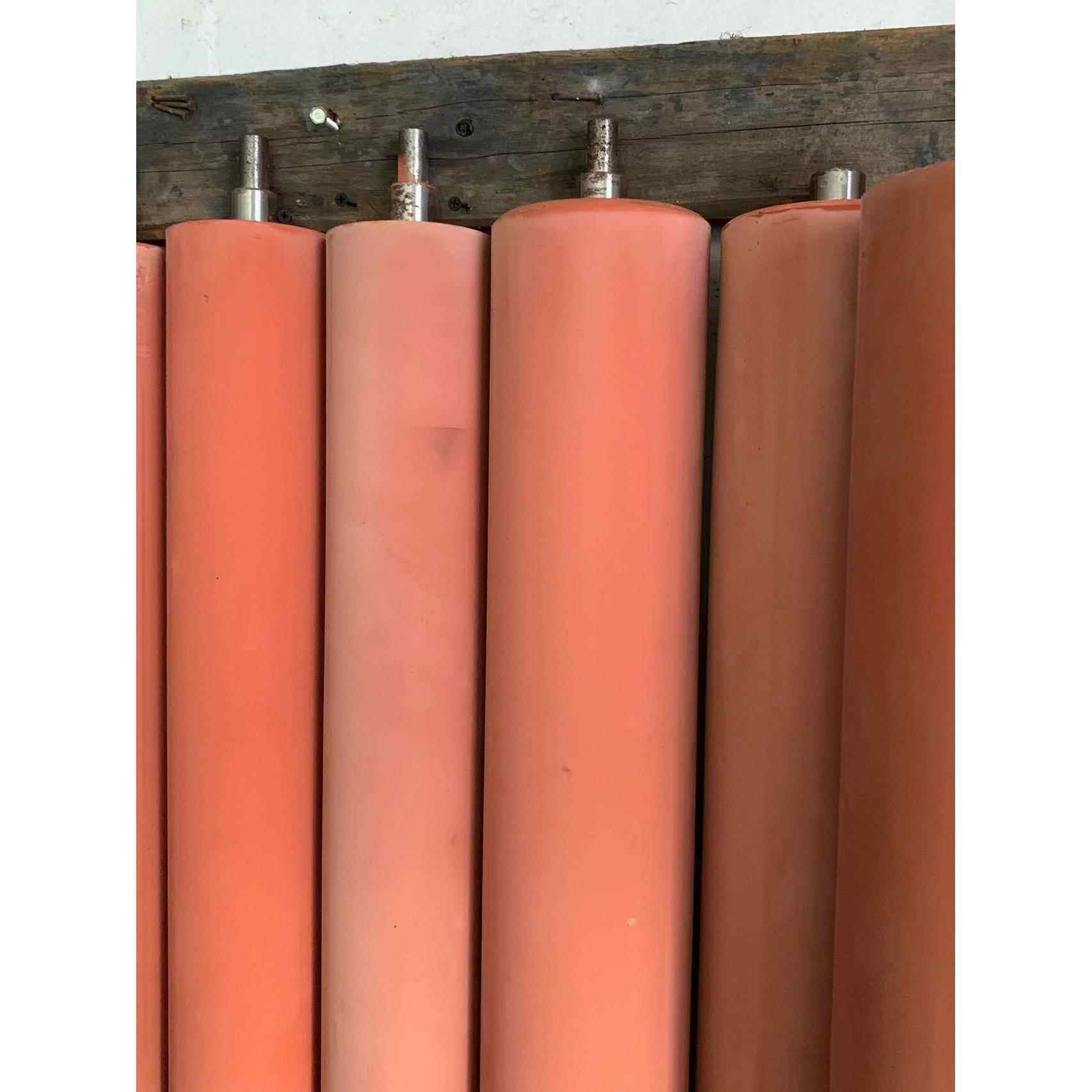 1.6/1.胶辊直径128mm重工耐磨适配印刷机滚筒胶印机工业加重耐磨