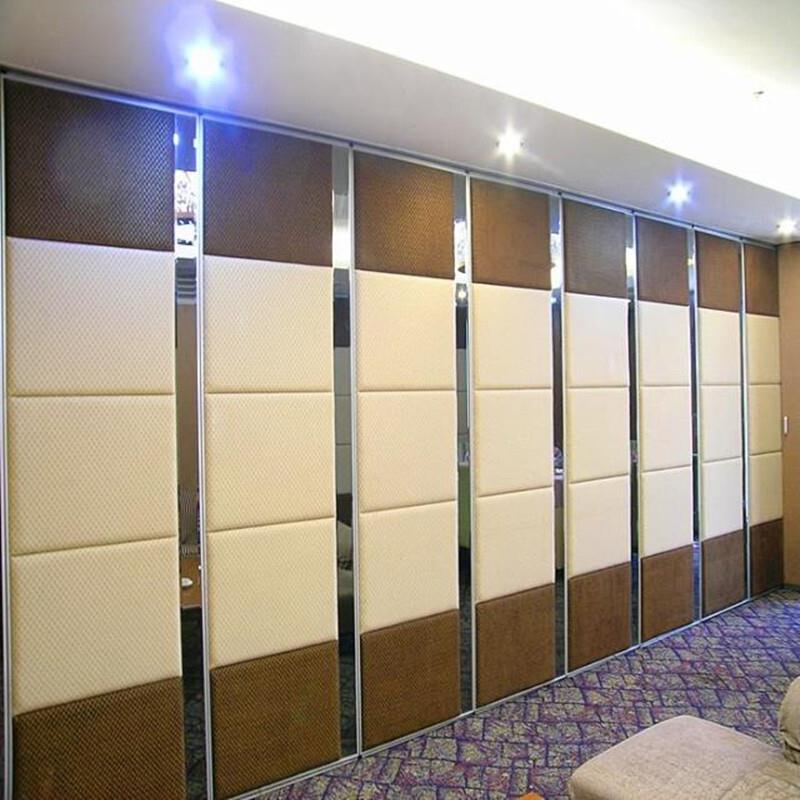 北京工业隔店餐饮包间办公室电动断活动风屏风移动JDF0A折酒叠推