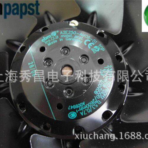 德国ebmpapst A2E250-AL06-11 230V 115W 外转子 全金属散热风机