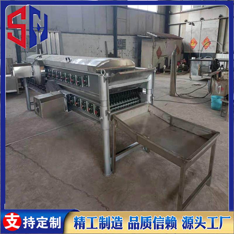 34辊卧式鸡鸭打毛机三黄鸡脱毛机土鸡家禽屠宰设备脱毛干净