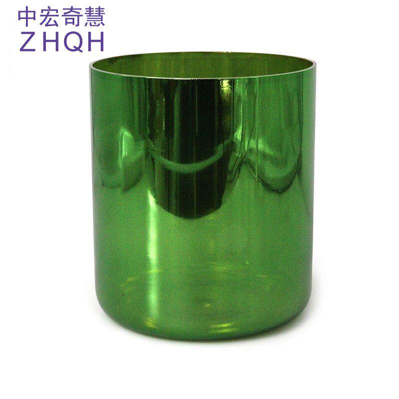 绿色水晶音疗歌唱碗颂钵瑜伽愈合歌唱碗打击乐器音乐碗