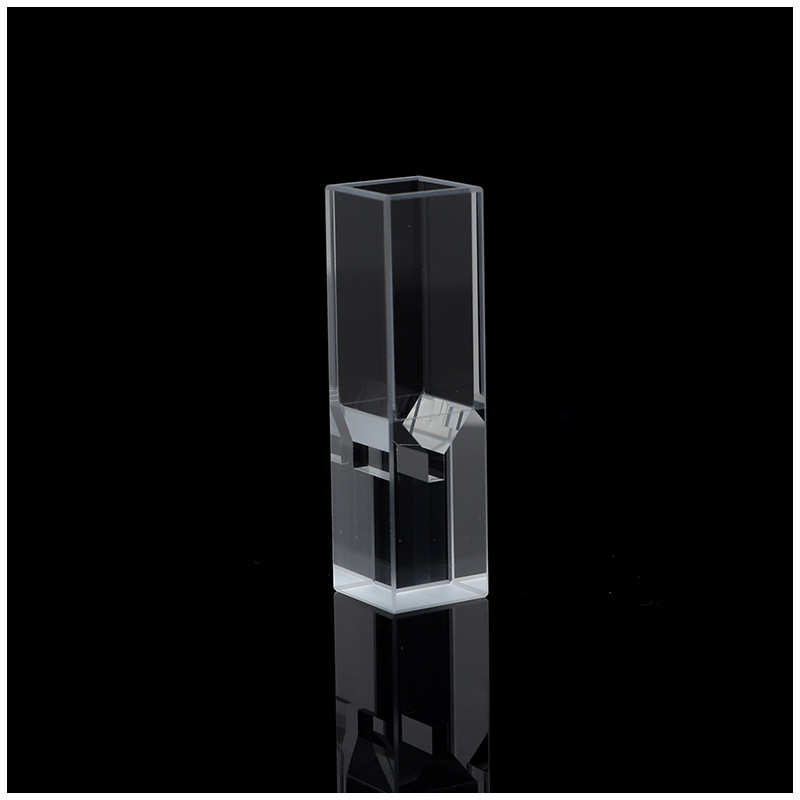 现货石英微量荧光比色皿高透光25vl-300vl比色池实验室器皿