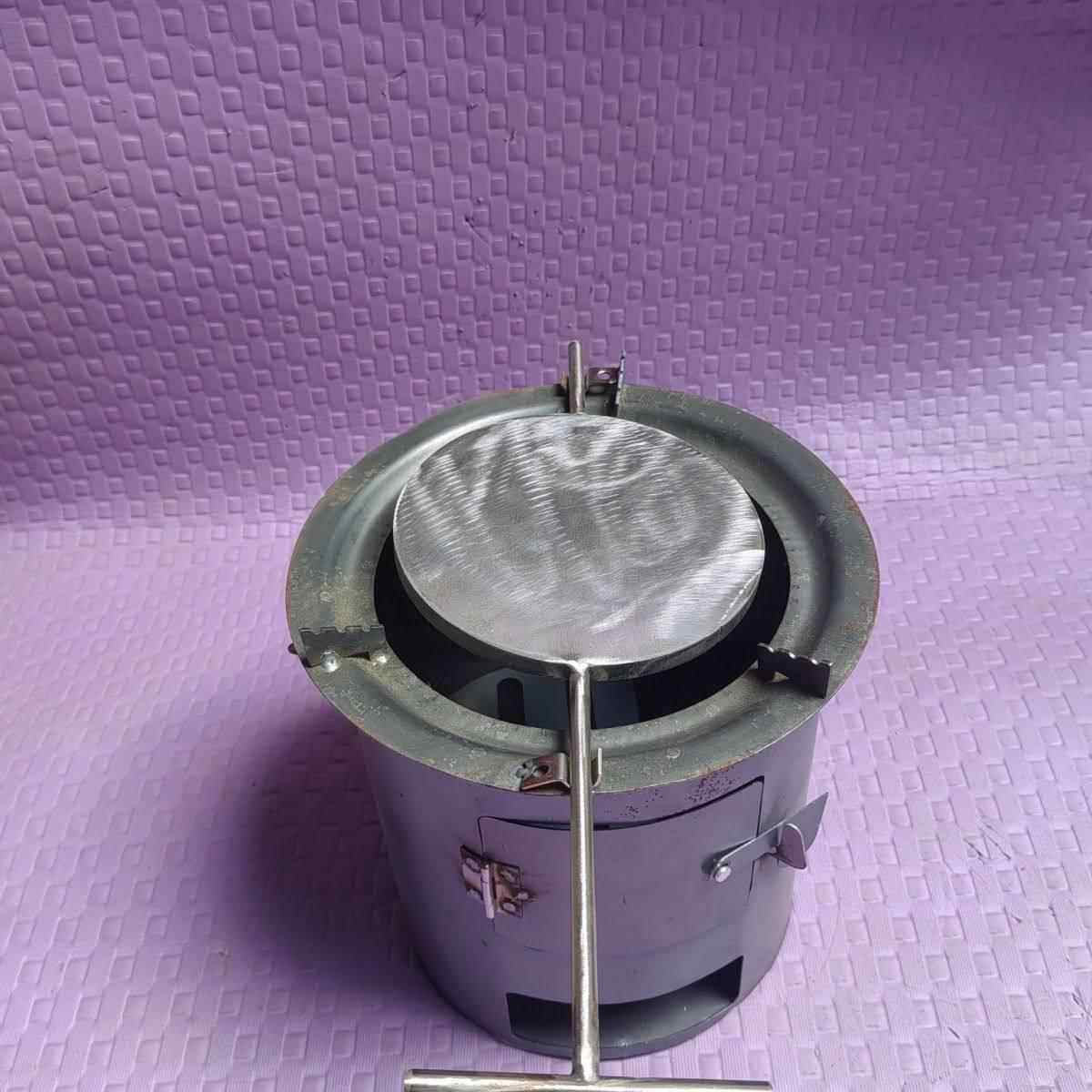 柴火炉家用烧饼炉子钢板小型翻版烧饼铁板围炉烤茶圆形,大家电,灶台支架,淘宝优惠券,粉丝福利购,淘宝优惠卷