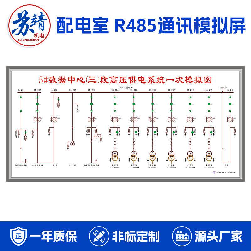 高低压配电室R458通讯模拟屏地铁车站医院商场调度室马赛克模拟盘