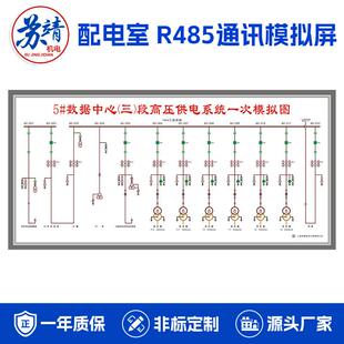 高低压配电室R458通讯模拟屏地铁车站医院商场调度室马赛克模拟盘